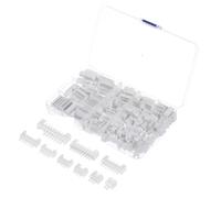 sourcing map 2.54 mm 185 Pcs Connector Plug Set 2/3/4/5/6/7/8/9 Pin Housing Connector Kit Female/male Pin Head Connectors for DIY Electronics and Circuit Building