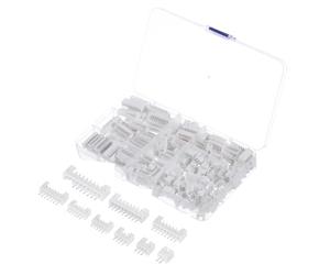 sourcing map 2.54 mm 185 Pcs Connector Plug Set 2/3/4/5/6/7/8/9 Pin Housing Connector Kit Female/male Pin Head Connectors for DIY Electronics and Circuit Building