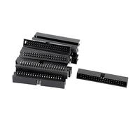 sourcing map 2.54mm 2 * 20 40-Pin PCB Box Header IDC Socket Male Connector Pack of 17
