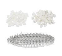 sourcing map 2.54mm Pitch XH Connector Kits 2 Pin Male Female Header Right Angle Socket Housing Cable Adapter and Crimp DIP Kits, 50 Set(200pcs)