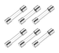 sourcing map 2.5A 250V 5x20mm Time Delay Glass Fuse UL Listed Slow Blow Fuse for Home Appliances(Pack of 6)