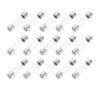 sourcing map 2.5A 250V 6x30mm Time Delay Glass Fuse UL Listed Slow Blow Fuse for Home Appliances 15 Pcs