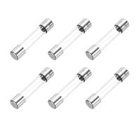 sourcing map 2.5A 250V 6x30mm Time Delay Glass Fuse UL Listed Slow Blow Fuse for Home Appliances 6 Pcs