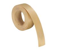 sourcing map 2.5cm x 4m Wood Veneer Edge Banding, Pre-Glued Flexible Pine Edging Strips, Iron on with Hot Melt Adhesive Wood Tape for Cabinet Repair and Furniture Restoration