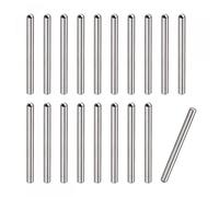 sourcing map 2.5x30mm Dowel Pins, 50pcs 304 Stainless Steel Round Head Flat Chamfered End Dowel Pin Bunk Bed Pins Shelf Pegs Support Shelves Fasten Elements