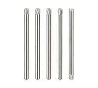sourcing map 2.5x50mm 304 Stainless Steel Dowel Pins, 5Pcs Knurled Head Flat Chamfered End Dowel Pin, Wood Bunk Bed Shelf Pegs Support Shelves Fasten Elements
