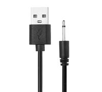 sourcing map 2.6FT DC Charging Cable,5V 1A USB to DC Power Cable 2.5mm Fast Charger Cord Adapter Head Length 14mm for Beauty Equipment, Magic Wand, Massagers, Toys, Desk Lamp, Black