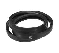 sourcing map 2/B87 Classic Wrapped 2 Banded/2 Ribs V-Belt, 90" Outside Circumference Wrapped Industrial Rubber V-Belt B Profile V-Belt for Industrial Machinery Equipment, Black