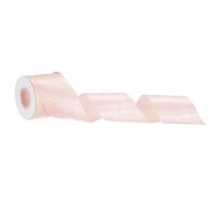 sourcing map 2 Inch 10 Yard Satin Ribbon Grosgrain Thin Solid Silk Wedding Bouquet Ribbon for Valentine's Day Gift Wrapping Cake Box Bows, Peach Pink