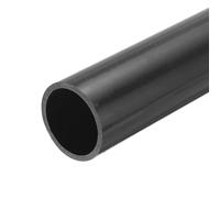 sourcing map 2 Inch PVC Rigid Tube Round Pipe 51.8mm ID 60mm OD 500mm Dark Grey High Impact for Water Pipe, Crafts, Decoration, Cable Sleeve