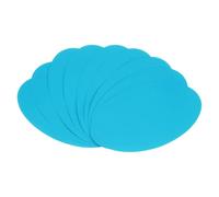 sourcing map 2 Inch Width 3.3 Inch Length Oval Card Stock, 30 Pcs 50lb/180gsm Colored Cutouts Paper Thick Cardstock Coaster for Craft Bulletin Board Decor, Dark Blue