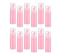 sourcing map 2 Oz / 60ml Empty Foam Pump Bottle, 12 PCS Travel Foam Soap Dispenser, Empty Refillable Plastic Pump Bottle for Lash Shampoo, Hand Soap, Pink