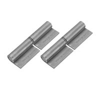 Sourcing Map 2 Pack 4-5/7" x 1-1/2" Weld-on Steel Gate Flag Hinges with Removable Pin, Detachable Hinges for Metal Gate Swing Door Trailer Ramp
