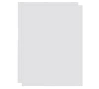 sourcing map 2 Pack ABS Plastic Sheet, 0.02" Thick 8"x12" Flexible Hard Plastic Sheet, Heat Moldable Panel for DIY Crafts Home Decoration, White