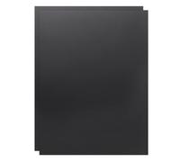 sourcing map 2 Pack ABS Plastic Sheet, 1mm/0.04" Thick 203 x 305mm/8" x 12" Flexible Hard Plastic Sheet, Heat Moldable Panel for DIY Crafts Home Decoration, Black