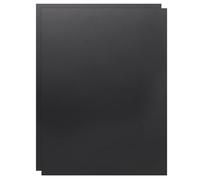 sourcing map 2 Pack ABS Plastic Sheet, 1mm/0.04" Thick 305 x 406mm/12" x 16" Flexible Hard Plastic Sheet, Heat Moldable Panel for DIY Crafts Home Decoration, Black