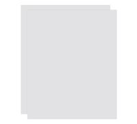 sourcing map 2 Pack ABS Plastic Sheet, 3mm/0.12" Thick 102 x 152mm/4" x 6" Flexible Hard Plastic Sheet, Heat Moldable Panel for DIY Crafts Home Decoration, White