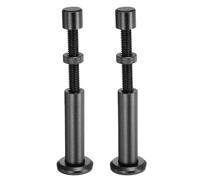 sourcing map 2 Pack Graphics Card GPU Support Bracket, GPU Stand Holder Magnetic Base 74-120mm Adjustable Height Brace for Desktop Video Card, Aluminum Alloy Black