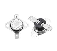 sourcing map 2 Pack KSD301 Thermostat 105°C/221°F 10A Normally Closed N.C Adjust Snap Disc Temperature Switch, Thermal Cutoff Switch for Microwaves, Oven, Coffee Maker, Bakelite Material