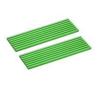 sourcing map 2 Pack M.2 2280 Nvme SSD Heatsink Cooler with Thermal Pad Alloy Aluminum Heat Sink Cooling Sink for Laptop, 70x22x3mm, Green