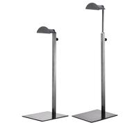 sourcing map 2 Pack Purse Display Stand Stainless Steel D Shaped Handbag Display Stand Adjustable Purse Rack Stand Tabletop Single Hook Holder for Home Store Boutique Counter, Black