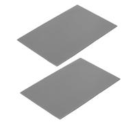 sourcing map 2 Pack Thermal Pad 4.0W/m.K Insulated Heat Resistant High Temperature Resistant Silicone Cooling Pads 150x100x2mm for Laptop Computer Radiator, Grey