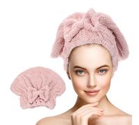 sourcing map 2 Pack Towel Head Wrap, 9.8 x 11.8 Inch, Lotus