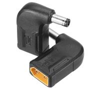 sourcing map 2 Pack XT60 Adapter, XT60 Male to DC5521 Male Side Bend 5.5 x 2.1mm Wireless Adapter, XT60 Connectors Wireless for Solar Panel, Laptop Power Supply