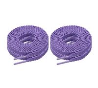 sourcing map 2 Pair Flat Shoe Laces, 47 Inch Athletic Shoelaces, Flat Running Shoe Laces for Sneakers Running Hiking Sports Training Men Women, Purple