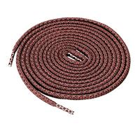 sourcing map 2 Pairs Athletic Unisex Elastic Reflective Round Shoelaces for Sneakers Burgundy 120 cm/47.2"