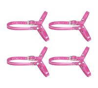 sourcing map 2 Pairs Detachable Shoe Straps for Heels, Adjustable Ankle Strap Replacement Anti-Loose for Women High Heels Sandals, Deep Pink