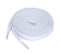 sourcing map 2 Pairs Double Layer Hollow Shoestrings Thick Flat Shoelaces for Unisex White 140cm / 55.11"