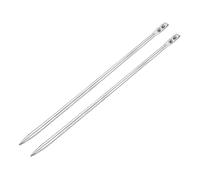 sourcing map 2 Pcs 0.6" Ground Rod Hot Galvanized Grounding Pin 2.6ft Straight Double Hole Grounding Stake for Antenna Satellite Dish Electric Fence
