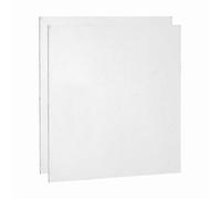 sourcing map 2 Pcs 0.6mm Hot Rolled Steel Sheets, 200x200mm Steel Plate Base Metal Sheet for Structural Support Construction Board Industrial Use Machinery Manufacturing, Silver