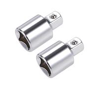 sourcing map 2 Pcs 1/2 Inch Drive (F) x 3/8 Inch (M) Socket Reducer, Female to Male