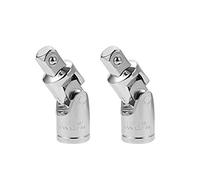 sourcing map 2 Pcs 1/2 Inch Drive Spring Loaded Universal Joint Socket, Cr-V