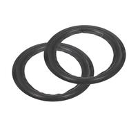 sourcing map 2 Pcs 10 Inch Foam Speaker Edge Surround Rings 175x248mm(IDxOD) Perforated Subwoofer Rings Replacement Parts for Speaker Repair or DIY,Black