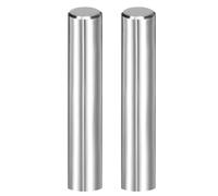 sourcing map 2 Pcs 12 mm x 70 mm Dowel Pins, 316L Stainless Steel Cylindrical Dowel Pins Shelf Support Peg Pin Rod Fasten Elements Metal Shelf Pegs Silver Tone