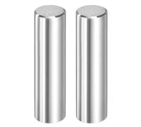 sourcing map 2 Pcs 16 mm x 70 mm Dowel Pins, 316L Stainless Steel Cylindrical Dowel Pins Shelf Support Peg Pin Rod Fasten Elements Metal Shelf Pegs Silver Tone