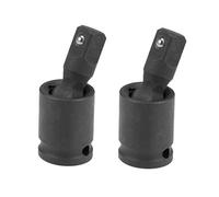 sourcing map 2 Pcs 3/8 Inch Drive Universal Joint Swivel Deep Impact Socket, Cr-V
