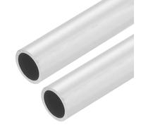 sourcing map 2 PCS 304 Stainless Steel Tubing, 10mm OD 1mm Wall Thickness 254mm Long Round Metal Pipe Steel Tube for Industrial Machinery Home Decoration DIY Crafts Model