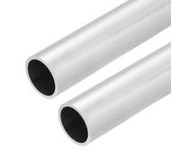 sourcing map 2 PCS 304 Stainless Steel Tubing, 18mm OD 1.5mm Wall Thickness 254mm Long Round Metal Pipe Steel Tube for Industrial Machinery Home Decoration DIY Crafts Model