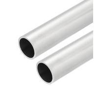 sourcing map 2 PCS 304 Stainless Steel Tubing, 19mm OD 1.5mm Wall Thickness 305mm Long Round Metal Pipe Steel Tube for Industrial Machinery Home Decoration DIY Crafts Model