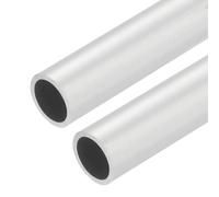 sourcing map 2 PCS 304 Stainless Steel Tubing, 8mm OD 1mm Wall Thickness 305mm Long Round Metal Pipe Steel Tube for Industrial Machinery Home Decoration DIY Crafts Model