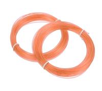 sourcing map 2 Pcs 3D Pen Filament, 1.75mm Dia 33ft Length PLA 3D Printing Pen Filament Refills for 1.75mm 3D Printing Pen, Transparent Orange
