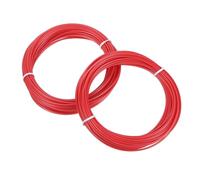 sourcing map 2 Pcs 3D Pen Filament, 1.75mm Dia 33ft Length PLA 3D Printing Pen Filament Refills for 1.75mm 3D Printing Pen, Red