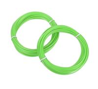sourcing map 2 Pcs 3D Pen Filament, 1.75mm Dia 33ft Length PLA 3D Printing Pen Filament Refills for 1.75mm 3D Printing Pen, Light Green