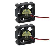 sourcing map 2 Pcs 3D Printer 3010 Cooling Fan, 24V 8500RPM 30 x 30 x 10 mm Hydraulic Bearing XH2.54 Extruder Cooling Fan with 30cm Cable 2 Pin Terminal for 3D Printer