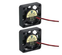 sourcing map 2 Pcs 3D Printer 4010 Cooling Fan, 12V 6000RPM 40 x 40 x 10 mm Hydraulic Bearing XH2.54 Extruder Cooling Fan with 30cm Cable 2 Pin Terminal for 3D Printer