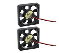 sourcing map 2 Pcs 3D Printer 5010 Cooling Fan, 24V 6016RPM 50 x 50 x 10 mm Hydraulic Bearing XH2.54 Extruder Cooling Fan with 30cm Cable 2 Pin Terminal for 3D Printer